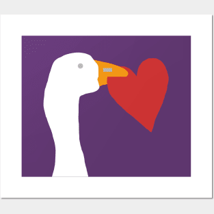 Abstract Portrait Gaming Goose Stolen Heart Posters and Art